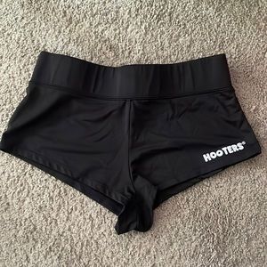 Hooters Black cheeky shorts - Small